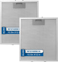 2-Pack W10169961A Range Hood Filter 10.5" X 12" With 5-Layer Aluminum Mesh Fit for Whirlpool, Kitchen Aid, Jenn-Air Range Hoods by ENKTIK (3)