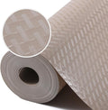 Beige Shelf Liners for Kitchen Cabinets Refrigerator Liners Waterproof & Oil-Proof Kitchen Cupboard Liner Drawer Mats EVA Material Non Adhesive Fridge Liner for Shelves 17.5 x 236.2 Inches