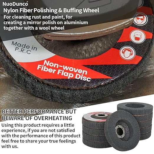 15Pcs 180# 320# 600# Scour Flap Disc 4 1/2 Inch Angle Grinder Attachment for Metal & Wood Scouring Pads Polishing Wheel Sanding Disc Paint Rust Remover