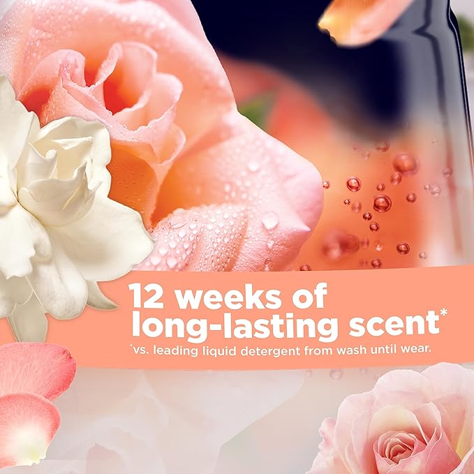 Downy Infusions In-Wash Laundry Scent Booster Beads, BLISS, Sparkling Amber and Rose, 18.2 oz