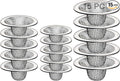 Bathroom Mesh Sink Drain Strainer Screen, 15PCS Drain Mesh Basket Cover Stainless Steel Slop Basket Filter Trap Tub Drain Screen Hair Catcher for Shower Utility Drain (2.125''&2.75"&4.41'')