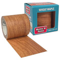MATCH 'N PATCH Realistic Wood Grain Repair Tape - Durable Multi-Use Adhesive Tape for Furniture, Floors, Cabinets, Windows, Doors, RV, Home Decor & DIY Projects - Wheat Maple, 2.25 in x 15 feet