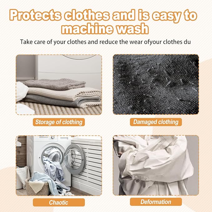 Mesh Laundry Wash Bags Set,7 Piece Set of Laundry Bags with Automatic Zipper, Suitable for Women's Underwear Bags, Women'S Shirts, Skirts, Stockings, Bras