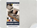 Azobur Velvet Patch,Self-Adhesive Rectangular Flannel Fabric Patch,Multicolor Available Anti Scratch Velvet 8X11 Inch Peel and Stick for Sofas, Automotive Interior, Handbags,and Pillow (Light Grey)