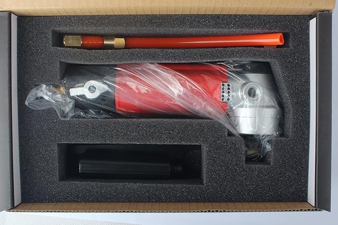 Air Wet Polisher/ Sander 4-Inch Versatile Wet Stone Grinder 4500 Rpm Pneumatic with Front Side Exhaust Great for Polishing Stone and Concrete
