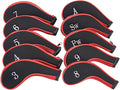 Sword &Shield sports Neoprene Zipper Golf Club Iron Head Covers Iron Covers 10pcs/Set