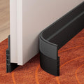 GroTheory 2 Pack Under Door Draft Stopper, Home Improvement, Weather Stripping Door Seal, Bottom of Door Sweep, Garage Window Blocker Noise Dust Insulation Draft Guard, 39" L, Black