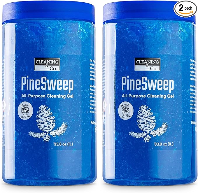 All-Purpose Cleaning Gel with Pine Oil – Multipurpose Household Cleaner for Bathroom, Kitchen, Floors, Laundry & More, 33.8 Fl Oz (Pack of 2)