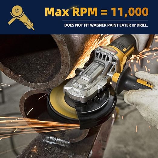 10 Pack 4.5 inch Strip Discs for Angle Grinder, Wire Stripping Wheel Paint Remover for Metal Surfaces, Abrasive Wheels Grinding Discs for Rust Welds Oxidation (4-1/2" x 7/8")