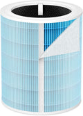 Core 600S Smoke Remover Replacement Filt-er Compatible with LEVOIT Core 600S/ Core 600S-P Air Purifi-er, 4-in-1 HEPA and Activated Carbon Filt-er, Core 600S-RF-SR, Blue