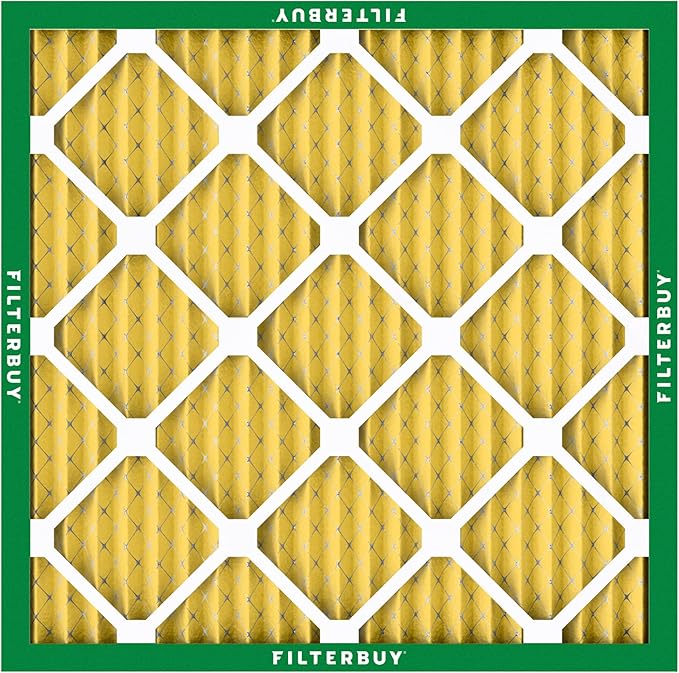 Filterbuy 18x18x1 Air Filter MERV 11 (MPR 1200) Allergen Defense Replacement (4-Pack), Electrostatic Pleated HVAC AC Furnace Filters, Made in USA (Actual Size: 17.75 x 17.75 x 0.75)