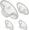Juvale 4-Pack Stainless Steel Kitchen Sink Drain Strainer - Mesh Screen Sink Strainer and Hair Catcher for Bathroom (4.3", 2.8" and 2.1")