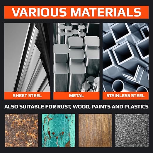 4.5 Inch Paint Stripping Disc - Rust Remover Wheel, Abrasive Discs Rust, Oxidation, Paint Remover Stripper Discs - Coarse Strip Discs 4 1/2 for Angle Grinder GRAFF 10 Packs (7/8" Arbor)
