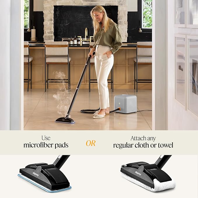 Dupray Neat Plus Steam Cleaner with 18-Piece Accessory Kit (incl. the Awesome Bag) A powerful multi-purpose steamer. *Kills 99.9% of Bacteria & Viruses