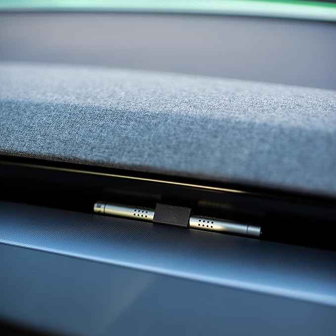 Tesla New Model 3 (Highland) and Model Y (Juniper) Air Freshener | Invisible Slim Design | Aromatherapy Scent | Auto Odor Eliminator | Must Have Tesla Accessories