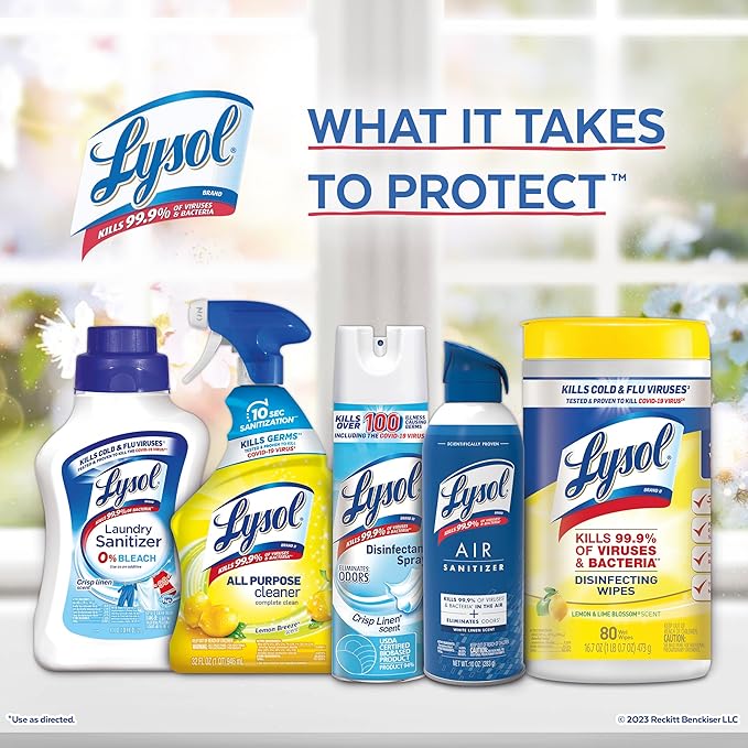Lysol Dual Action Disinfectant Wipes, Multi-Surface Antibacterial Scrubbing Wipes, For Disinfecting and Cleaning, Citrus Scent, 75ct (Pack of 12), Packaging May Vary