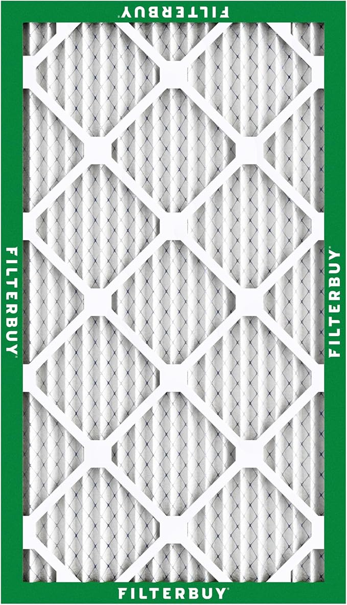Filterbuy 19x27x1 Air Filter MERV 8 (MPR 700) Dust Defense Replacement (6-Pack), Electrostatic Pleated HVAC AC Furnace Filters, Made in USA (Actual Size: 19.00 x 27.00 x 0.75)