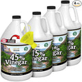 4 Gallons Extra Strength Vinegar 45% with Funnel – Industrial Strength Multi-Purpose Solution for Outdoor Use
