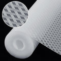 Shelf Liners, Non-Adhesive Drawer Liner, Waterproof & Oil-Proof Kitchen Cabinet Cupboard Liner Plastic EVA Material BPA Free Fridge Liner Mats Paper Protector for Shelves (Clear/20in x 240in)
