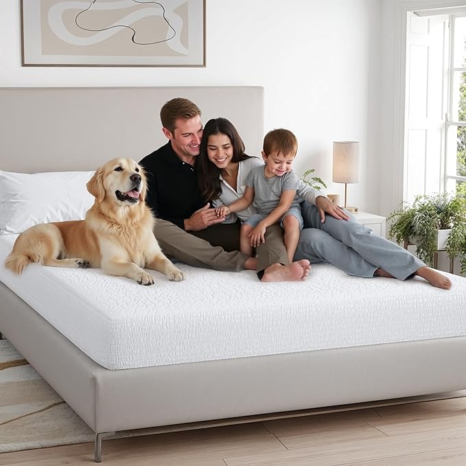 PAULATO BY GA.I.CO Full Waterproof Mattress Protector – Mattress Cover for Full Size Bed – Breathable Noiseless Hypoallergenic Machine Washable – Water Proof Protector with Deep Elastic Skirt