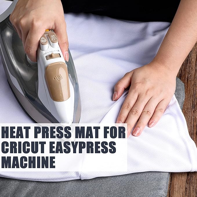 3 Pcs Heat Press Mats Compatible with Easypress 2 / Easypress Easy Press Mat Protective Resistant Double Sides Applicable Ironing Insulation for HTV Iron on Projects(Solid Pattern)