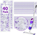 40 Count ‌Disposable Heavy-Duty Power Mop Pads Refills for Swiffer Power Mop,Replacement Floor Cleaning Refills, Non-Washable & Unscented, Compatible with Swiffer PowerMop (Quick-Absorb, No Residue)