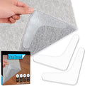 24 PCS Carpet Tape,Carpet Edge Anti - Curling Fixer, Non-Slip Carpet Pad Suitable for Tiles and Hardwood Floors (24PCS L Shape)