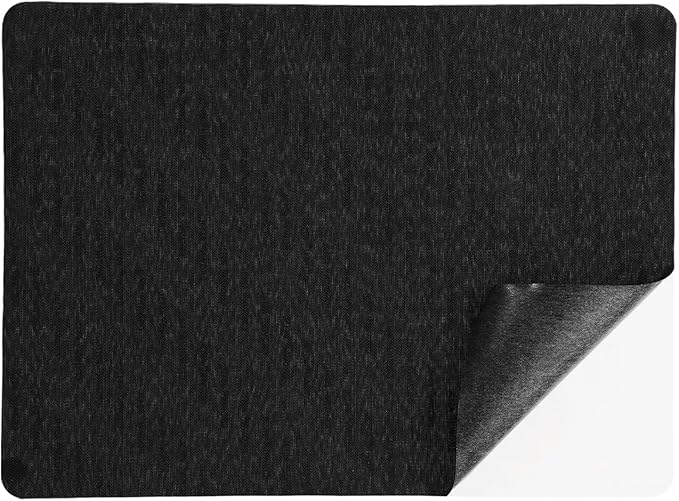 PATIKIL Linen Repair Patch, 8 x 11 Inch Self-Adhesive Linen Fabric Repair Patches for Sofa Couch Clothes Handbag Tents Car Seats Furniture, Black