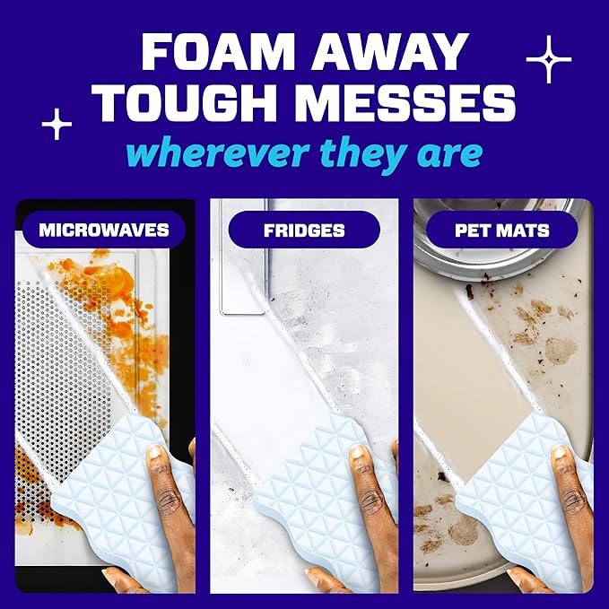 Mr. Clean Magic Eraser Foaming Sponge, All Purpose Cleaner, Dawn Cleaning Power, Ultra Foamy, 5ct