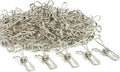 Wire Clothespins Laundry Chip Clips - 100 Pack Bulk Clothes Pins Heave Duty,Durable Metal Clothes Pegs Long-Lasting Strong-Grip Multi-Purpose for Clothesline,Snack Bags,Pictures,Paper at Home,Office