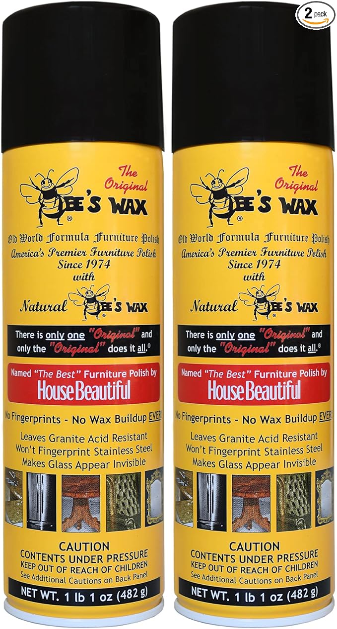 The Original Bee's Wax Old World Formula Furniture Polish - 2 Pack