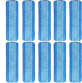 10 Pack Microfiber Cleaning Pads for Bona Mop, Reusable Microfiber Mop Pads for 18 Inch Mop, Hardwood & Hard Surface Floors Replacement Cleaning Mop Pads, Machine Washes