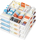 DIMJ Drawer Organizer Clothes - 24 Pack Baby Dresser Organizer for Nursery, Foldable Drawer Organizer Bins for Closet Bedroom Organization, Fabric Clothes Storage Dividers for Underwears, Socks, Bras