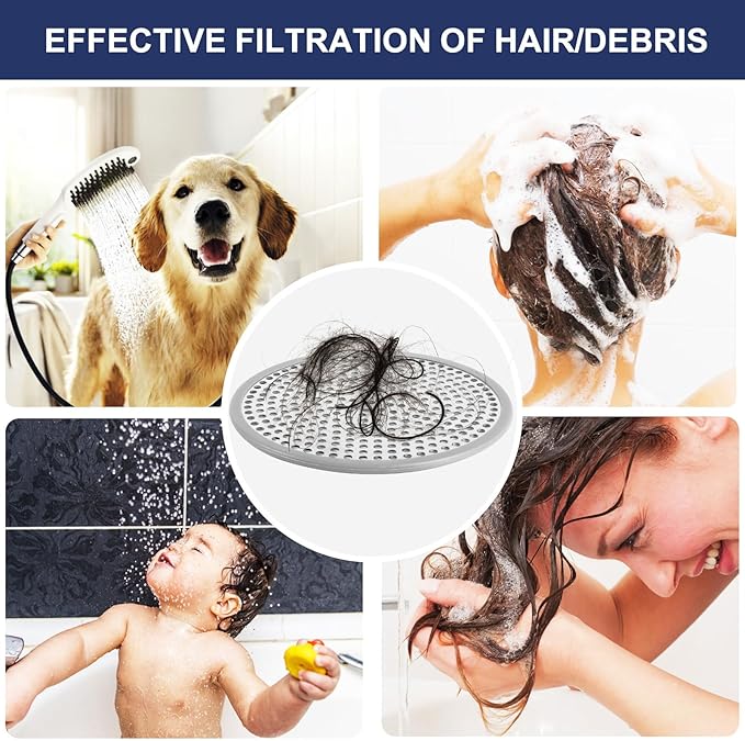 Heavy Duty Stainless Steel Drain Protector, Outside Diameter 4.75" Mesh Metal Sink Floor Drain Cover Plate, for Kitchen Sink/Bathroom Bathtub Wash Basin Floor Drain Balcony Drain Hole, Utility