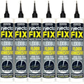 Precision 300ml from Floor-Fix Pro - Fix Loose Tiles - for Loose & Hollow Tiles, Wood, LVT & Laminate - Includes 1.9mm Syringe Tip - Adjustable to 6mm + Anti-Clog Performance (Pack of 6)