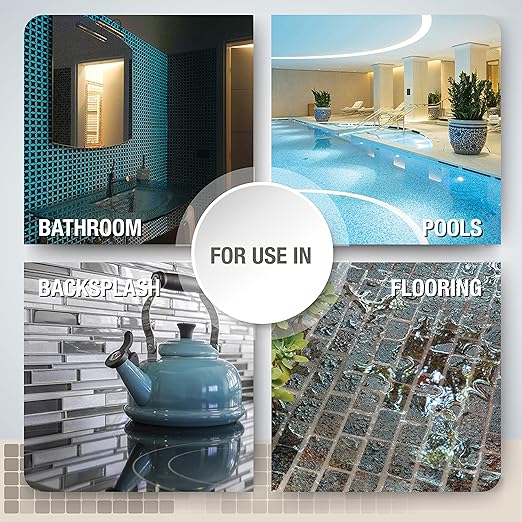 The Tile Doctor EpoxyElite EVO - Litokol Epoxy Grout for Tile, Ideal for Home Office Decor & Bathroom Tile, Brown 4-5 kg - 11 lb