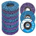 10 Pack Strip Discs Stripping Wheel 4.5 inch for Angle Grinder Clean and Remove Paint Coating Rust Welds Oxidation (4-1/2" x 7/8")