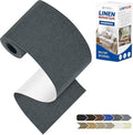 KING MOUNTAIN Linen Repair Patches, Self-Adhesive Fabric Patches, 4 X 63 inch Extra Size, Multi Color, Can be Used for Sofa Repair and Linen Clothes Repair (Charcoal Gray)