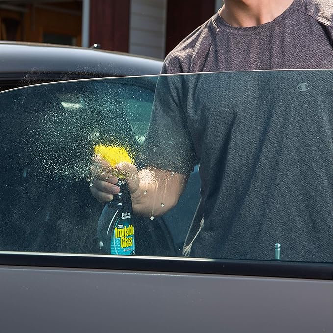 Invisible Glass 92163-2PK Premium Glass and Window Cleaner for Auto and Home Cleans Glass, Windows, Windshields, and More, Streak-Free, Ammonia-Free, Tint-Safe, 16 fl oz (Pack of 2)