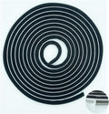 Adhesive Pile Weather Stripping, Weatherstrip Fuzzy Door Brush Strip for Sliding Sash Door Window Wardrobe Seal(33ft x11/32 Backing x 11/32 Brush inch, Black)