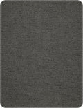 KING MOUNTAIN Fine Linen Repair Patches, Self-Adhesive Linen Fabric Patches, 8X11 inch Extra Size, Multi Color, Can be Used for Linen Sofa Repair and Linen Clothes Repair(Dark Grey,8" x 11")