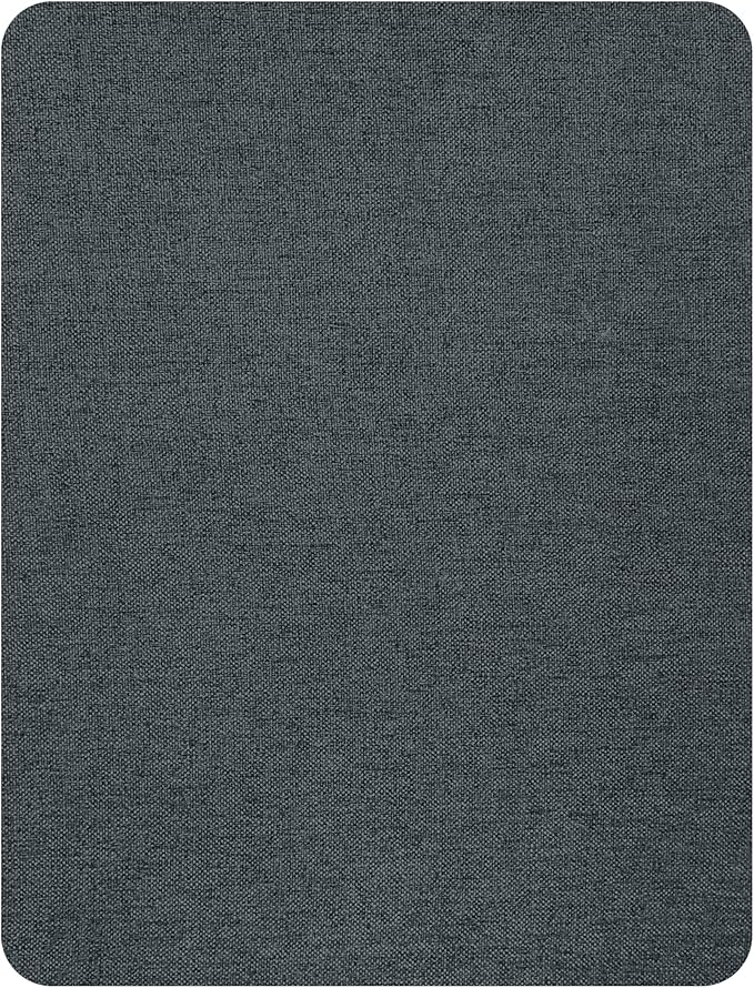 KING MOUNTAIN Fine Linen Repair Patches, Self-Adhesive Linen Fabric Patches, 8X11 inch Extra Size, Multi Color, Can be Used for Linen Sofa Repair and Linen Clothes Repair(8" x 11", Charcoal Gray)