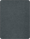 KING MOUNTAIN Fine Linen Repair Patches, Self-Adhesive Linen Fabric Patches, 8X11 inch Extra Size, Multi Color, Can be Used for Linen Sofa Repair and Linen Clothes Repair(8" x 11", Charcoal Gray)