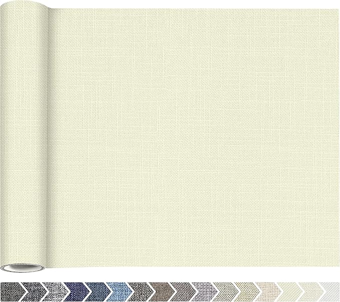 Fine Linen Repair Patches, Self-Adhesive Linen Fabric Patches, 12X40 inch Extra Size, Multi Color, Can be Used for Linen Sofa Repair and Linen Clothes Repair(12" x 40",Beige 3.0)