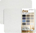 Self-Adhesive Fabric Patches for Sofa and Clothes Repair, 8X11 inch 2 PCS, Multi Color, (8" x 11"-2PCS, White)