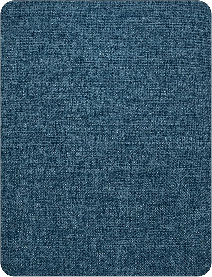 Coarse Linen Repair Patches, Self-Adhesive Linen Fabric Patches, 8X11 inch Extra Size, Multi Color, Can be Used for Linen Sofa Repair and Linen Clothes Repair(8" x 11",Dark Blue)