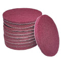 10 PCS 5 Inch 400 Grits Multipurpose Scrubber Scouring Pads Flocking Scuff Pads -Hoop and Loop Scuff Pads Conditioning Discs Polishing Pad for Furniture Automotive Cleaning, Rust Removal