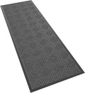 Front Door Mat, 6' x 2' Heavy Duty Indoor Outdoor Doormat, Non-Slip Backing Welcome Mats for Entryway, Low Profile, Commercial Door Mats
