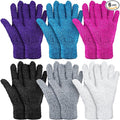 Bencailor 6 Pairs Microfiber Dusting Gloves, Dusting Cleaning Gloves Microfiber Gloves for Plants House Blinds Car Dust Mitt (Bright Color,Medium)