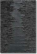 NANKAI Art Hand-Painted Thick Texture Black Minimalist Oil Painting 45x30 Inchs Texture Abstract Painting Home Wall Decorative Art